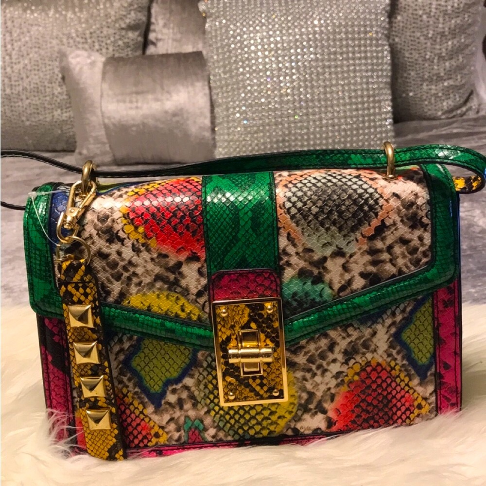 SOLD!!!! ALDO - NWT Multicolored Snake print crossbody handbag